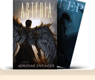 Children's book editing process - Asteria and The Deep published book mockups